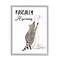 Stupell Industries Rascally Racoon Text with Toilet Paper Roll Framed Wall Art